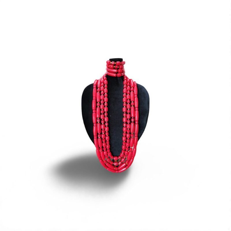 Colier Nigerian Rouge